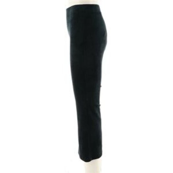 AnyBody Loungewear Velour Flare Pants - Picture 3 of 4